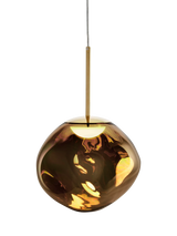 John Lewis Tom Dixon Melt Mini Pendant Ceiling Light Metallic Bronze- Buy online at McGrocer