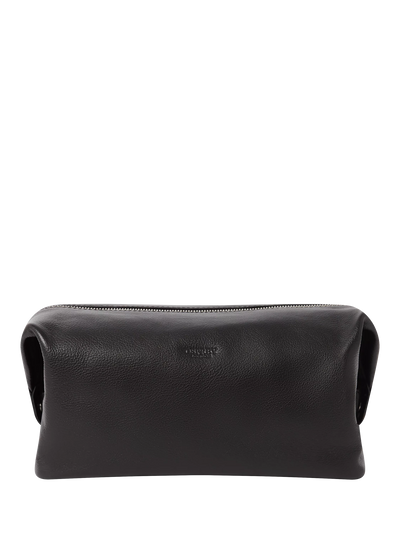 John Lewis OSPREY LONDON Toby Leather Washbag- Buy online at McGrocer