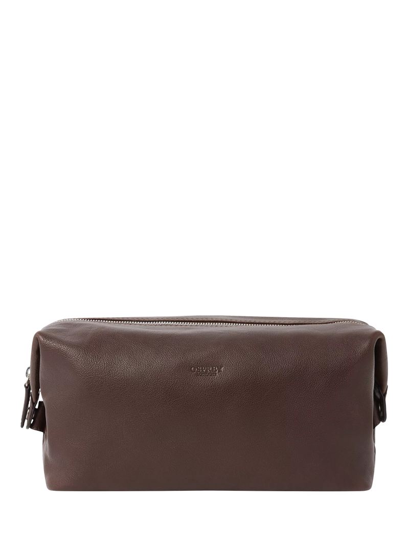 OSPREY LONDON Toby Leather Washbag