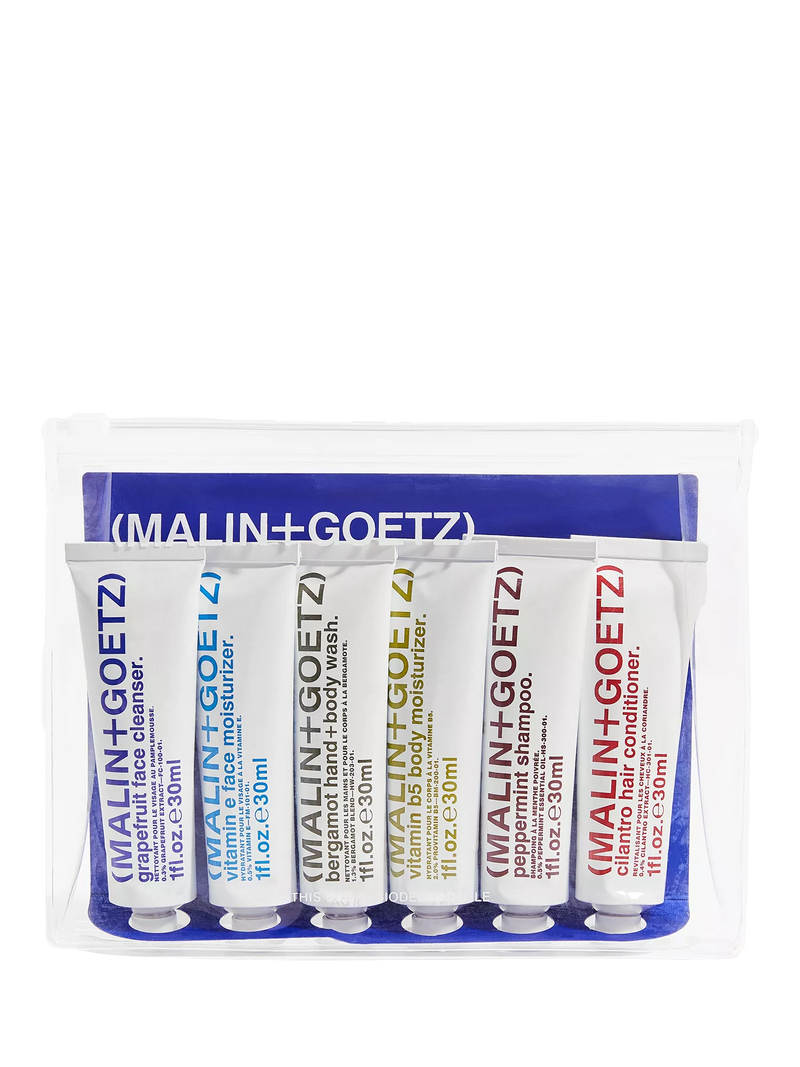 MALIN + GOETZ best-sellers travel kit bodycare gift set - British product