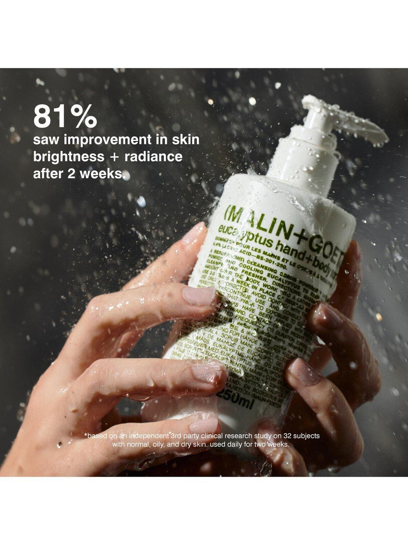 MALIN + GOETZ Eucalyptus Hand & Body Scrub 250ml (British brand)