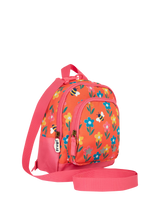John Lewis Frugi Kids' Little Adventure Floral Backpack Orange/Multi- Buy online at McGrocer