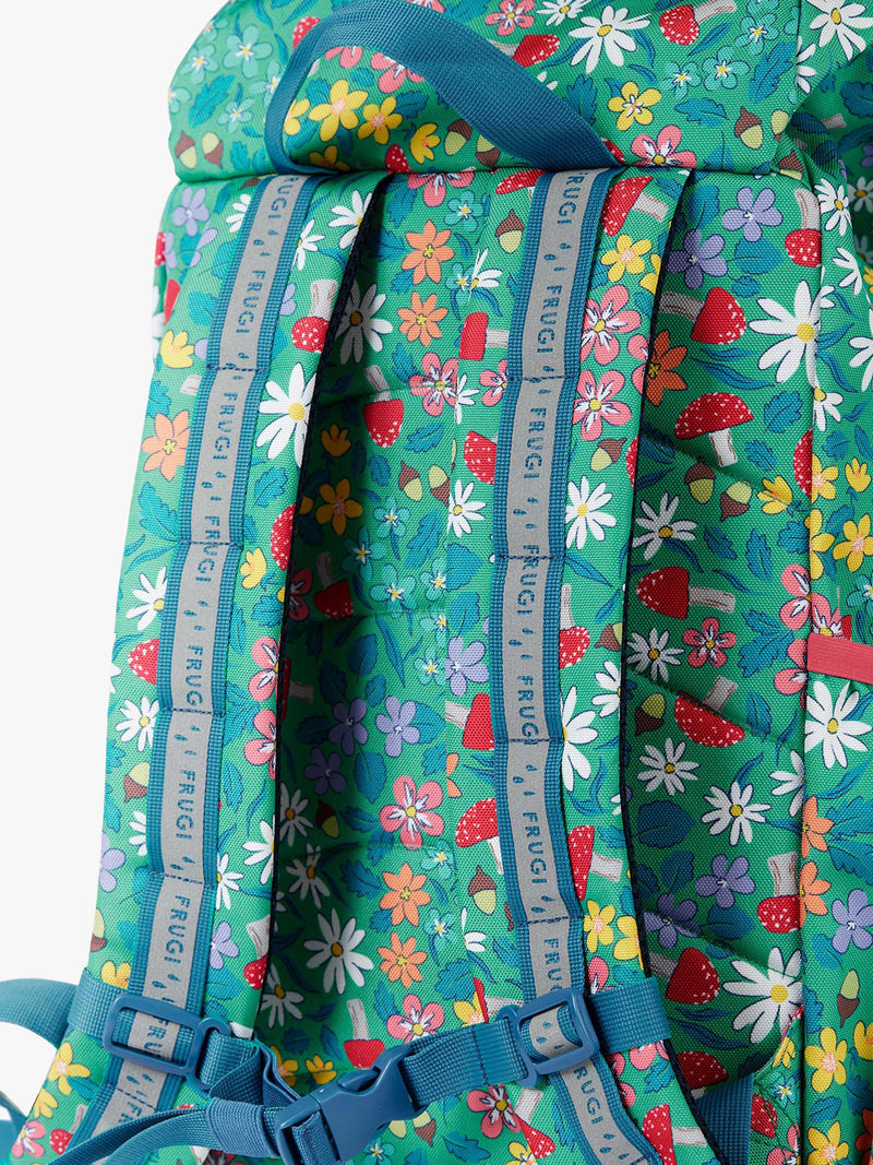 Frugi trail blazing printed backpack wild woods, UK version