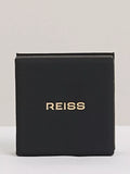 Reiss Anais Curve hoop earrings gold pearl, UK version