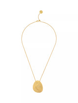 John Lewis Reiss Perdita Textured Long Pendant Necklace, Gold- Buy online at McGrocer