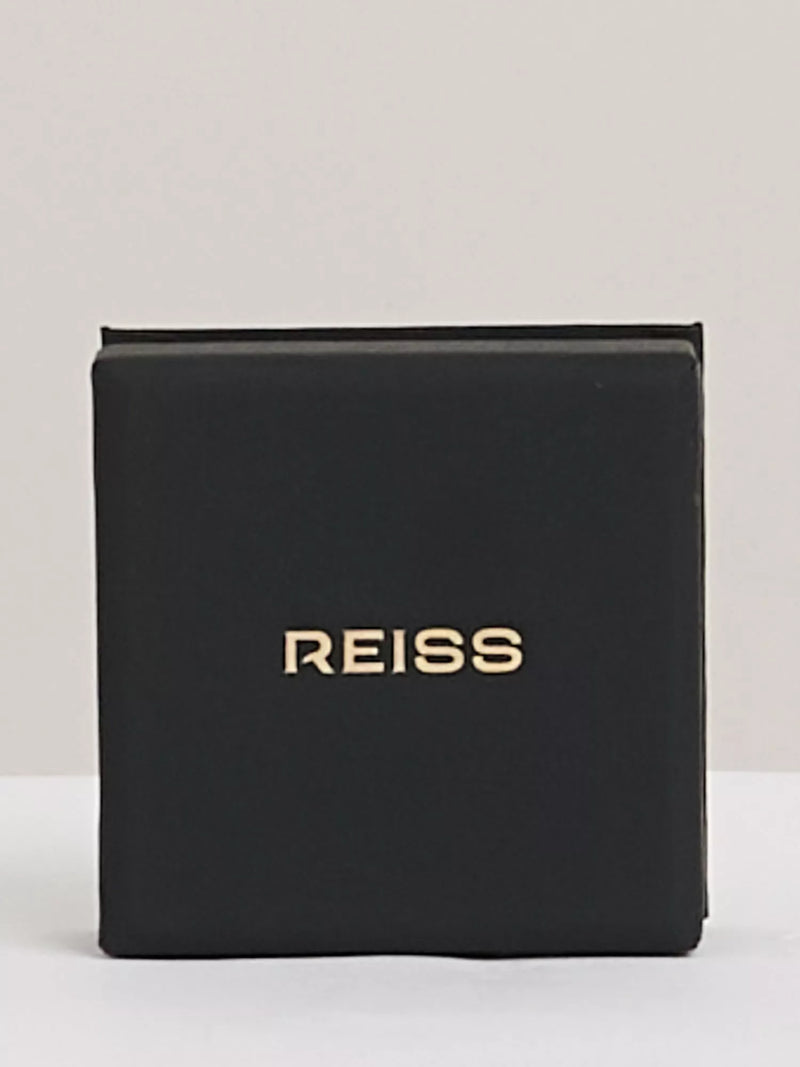 Reiss Perdita Textured Long Pendant Necklace, Gold, UK version