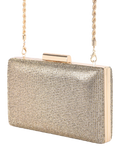 Carvela Aintree embellished clutch bag gold (British brand)