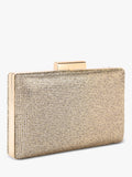 Carvela Aintree embellished clutch bag gold (British brand)