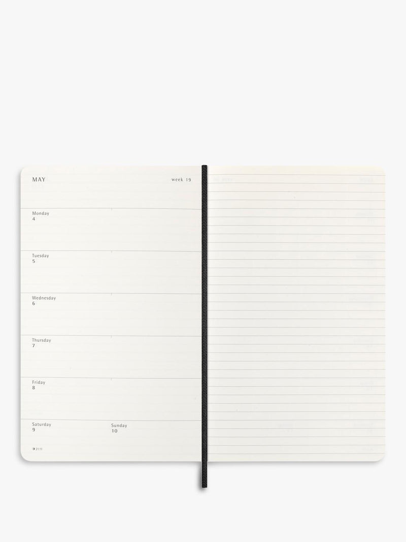 Moleskine Weekly Diary 2026 Large Black - British product
