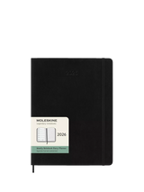John Lewis Moleskine XL Weekly 2026 Diary, Black- Buy online at McGrocer