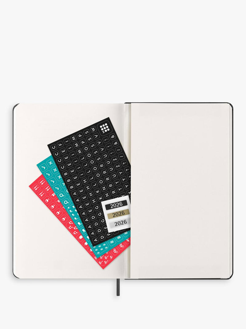 Moleskine large weekly diary 2026 black - British product