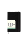 Moleskine pocket weekly diary black pocket size (British brand)