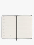 Moleskine pocket weekly diary black pocket size (British brand)