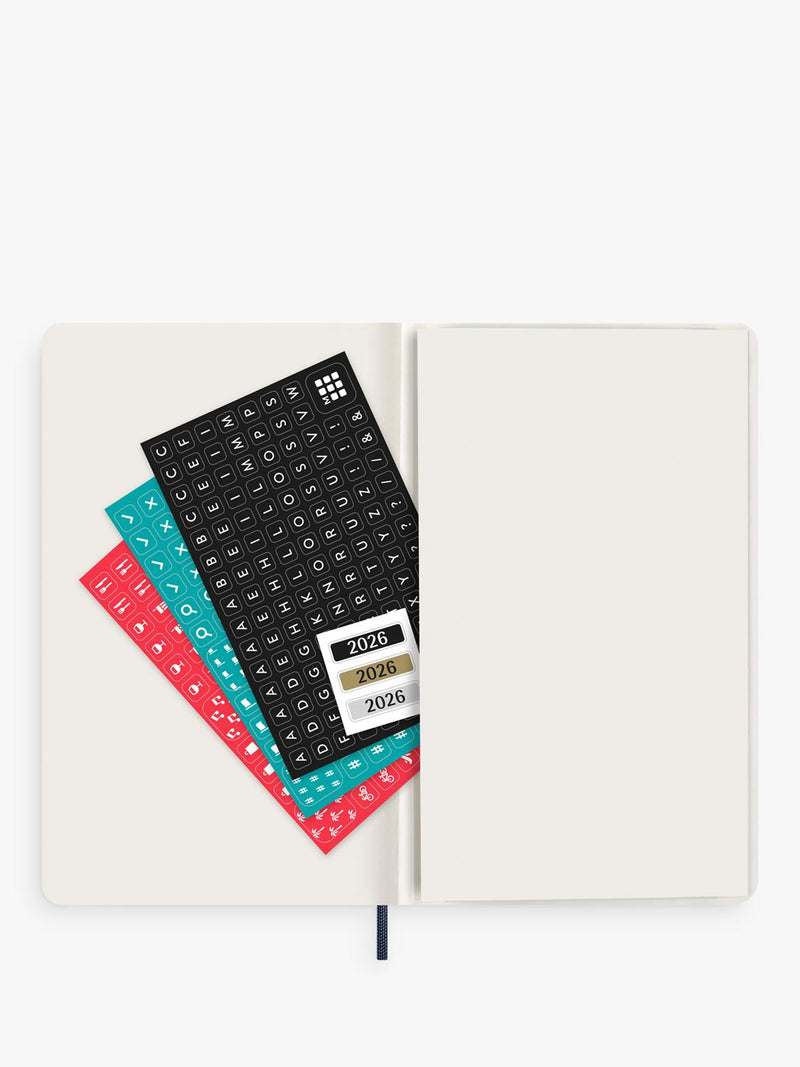 Moleskine weekly diary 2026 large saphire blue (British brand)