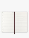 Moleskine Vegea Python 2026 diary 21x13cm Mamba Bordeaux (British brand)