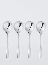 John Lewis John Lewis Brook Stainless Steel Soup Spoons, Set of 4- Buy online at McGrocer
