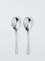 John Lewis John Lewis Brook Stainless Steel Table Spoons Set of 2- Buy online at McGrocer