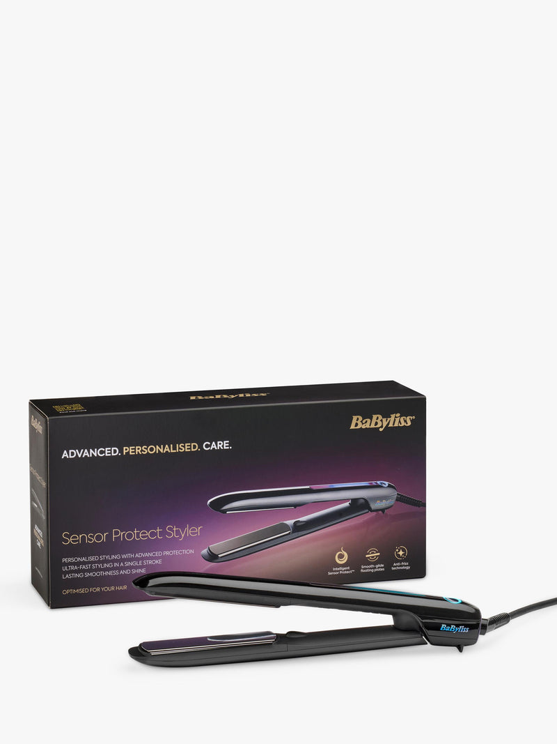 BaByliss Sensor Protect Styler intelligent hair straightener black (British brand)
