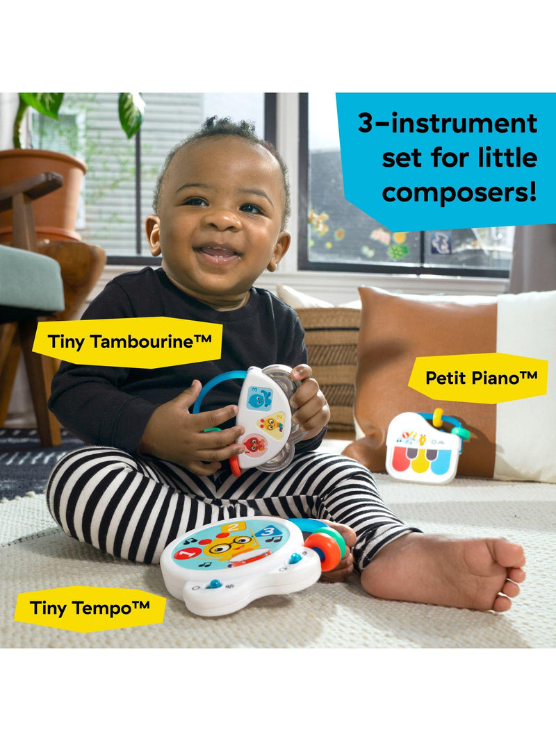 Baby Einstein musical toy set with piano drum and tambourine, UK version