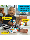 Baby Einstein musical toy set with piano drum and tambourine, UK version