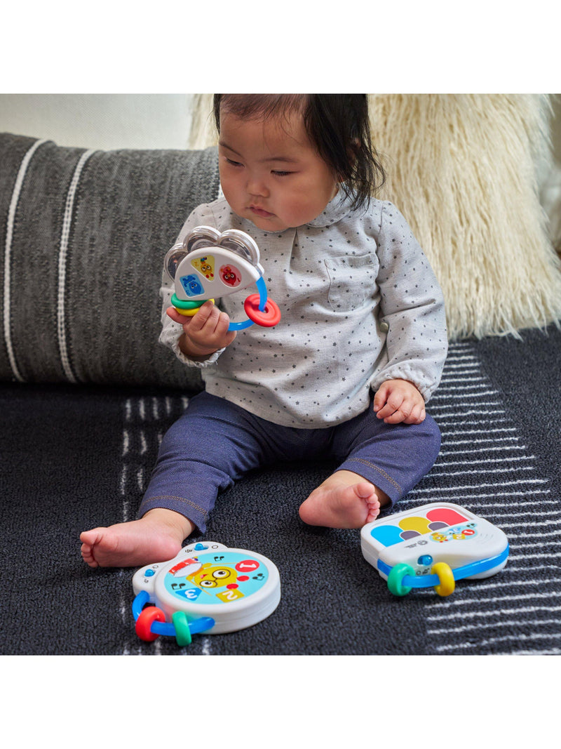 Baby Einstein musical toy set with piano drum and tambourine, UK version