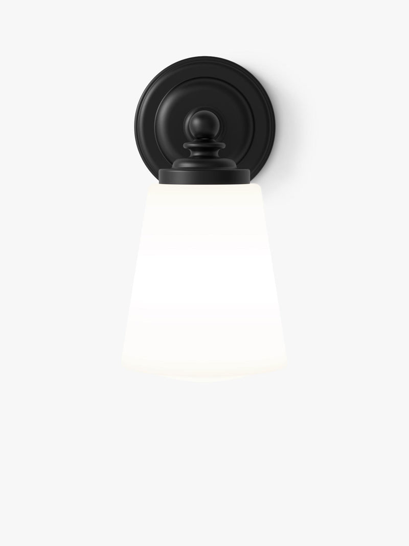 Astro Anton black bathroom wall light (British brand)