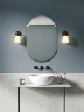 Astro Anton black bathroom wall light (British brand)