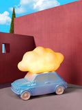 Seletti Nuvola Fiat 500 table lamp teal blue, UK version
