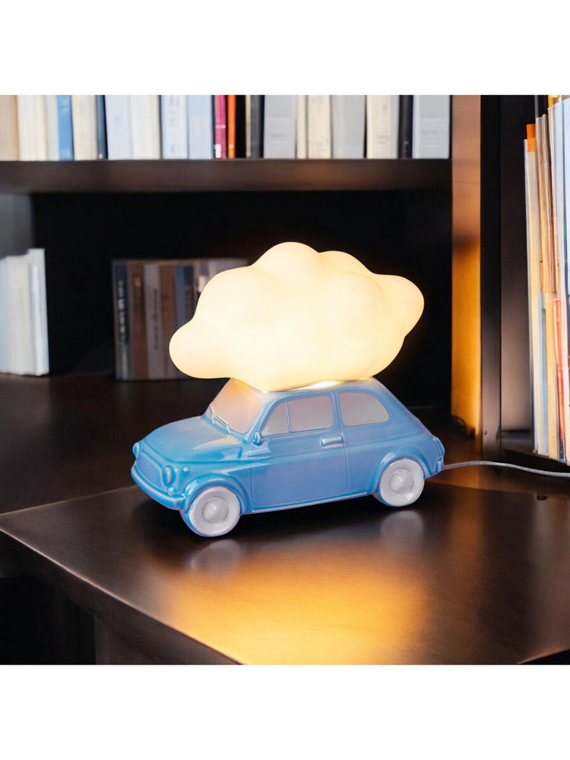 Seletti Nuvola Fiat 500 table lamp teal blue, UK version