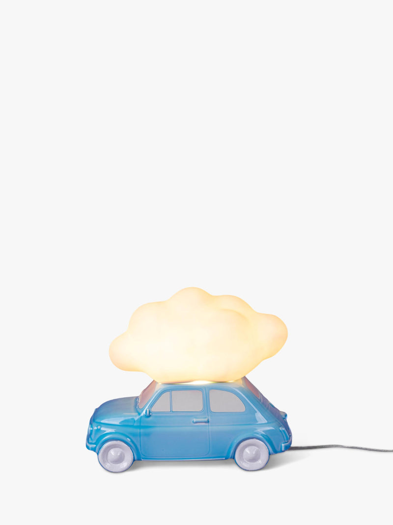 Seletti Nuvola Fiat 500 table lamp teal blue, UK version