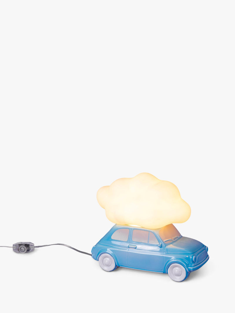 Seletti Nuvola Fiat 500 table lamp teal blue, UK version