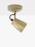 Astro Juno brass ceiling spotlight, imported from the UK