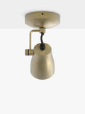 Astro Juno brass ceiling spotlight, imported from the UK