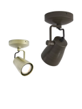 Astro Juno brass ceiling spotlight, imported from the UK