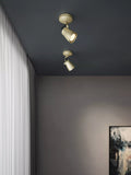 Astro Juno brass ceiling spotlight, imported from the UK