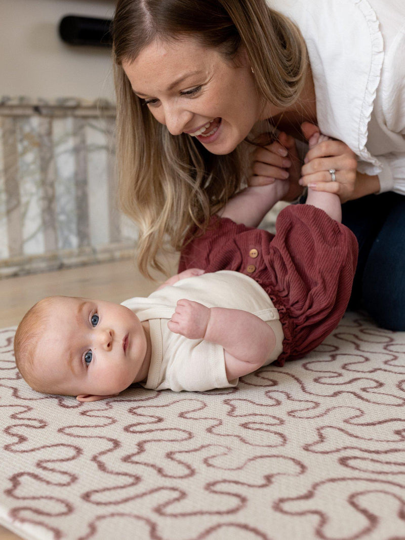 Totter + Tumble Brecon Weaver extra large reversible playmat 250x150cm, imported from the UK