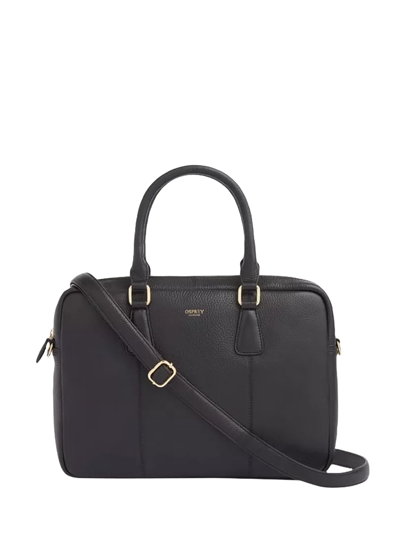 OSPREY LONDON Adaline leather laptop bag - British product
