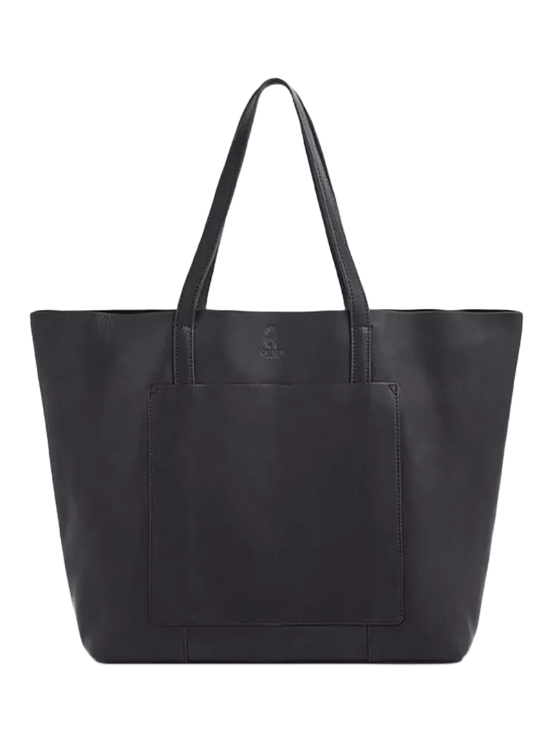 OSPREY LONDON Santa Fe plain leather tote bag, UK version