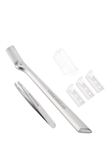 John Lewis Tweezerman Brow Razor and Mini Slant Tweezer Eyebrow Grooming Set- Buy online at McGrocer