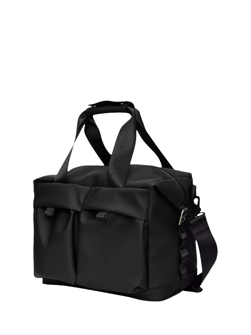 Rains Small Otaru Weekend Bag 23L Black colour, UK version