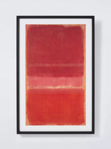 John Lewis John Lewis Mark Rothko 'Untitled Red, c.1956' Framed Art Print & Mount, 88.5 x 58.5cm, Red- Buy online at McGrocer