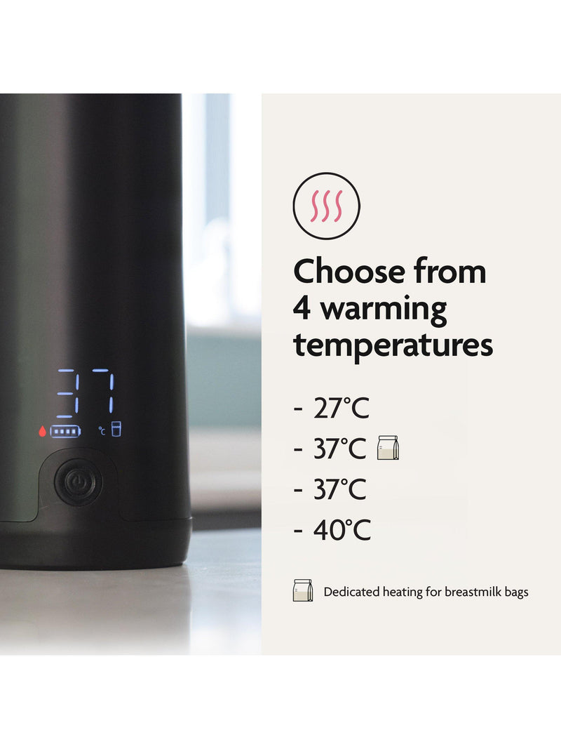 Baby Brezza portable bottle warmer black (British brand)