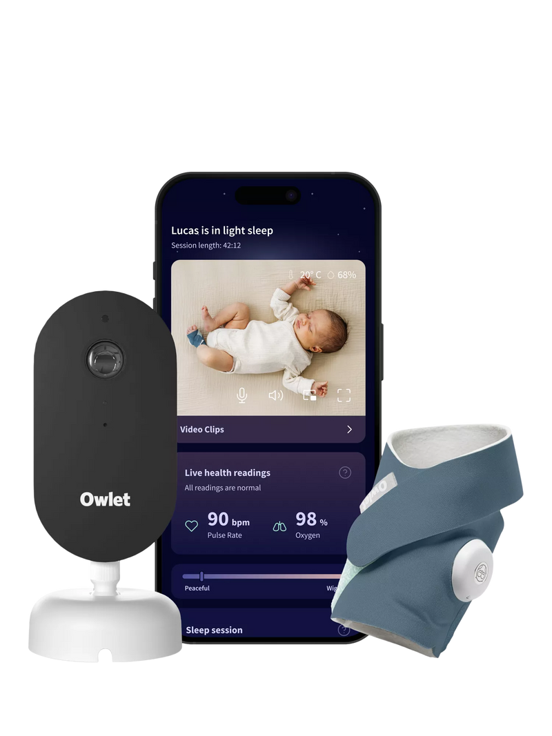 Owlet Dream Duo baby monitor Bedtime Blue (British brand)