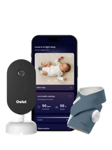 John Lewis Owlet Dream Duo Sock and Dream Sight Baby Monitor System, Bedtime Blue- Buy online at McGrocer