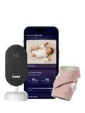 Owlet Dream Duo baby monitor in Rose, imported from the UK