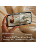 Owlet Dream Duo baby monitor in Rose, imported from the UK