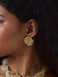 By Alona Galia stud earrings 18kt gold, UK version