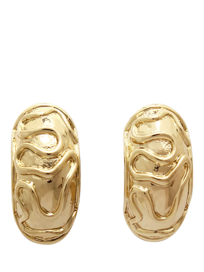 John Lewis By Alona Noa Gold Clip Earrings- Buy online at McGrocer