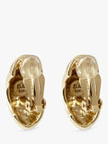 By Alona Noa clip earrings gold plated brass, UK version