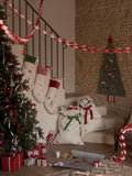 Avery Row embroidered Christmas present sack, UK version